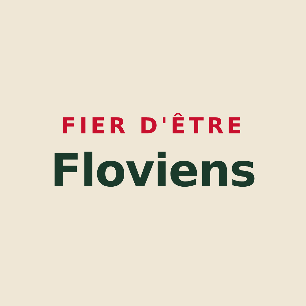 Tote bag « Fier d'être Floviens » — design pour Saint-Flovier