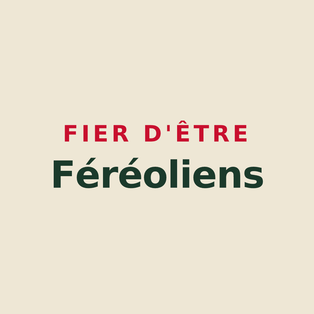 Tote bag « Fier d'être Féréoliens » — design pour Saint-Forget