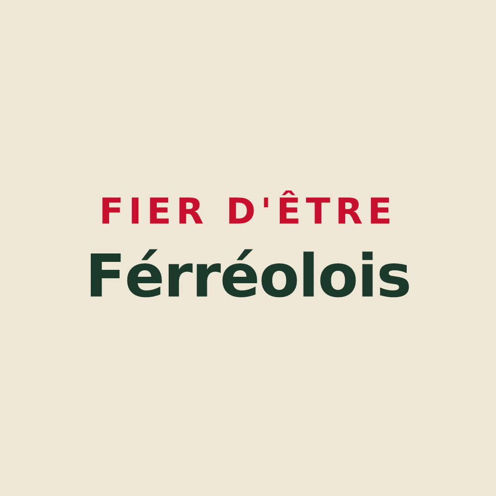 Tote bag « Fier d'être Férréolois » — design pour Saint-Forgeux-Lespinasse
