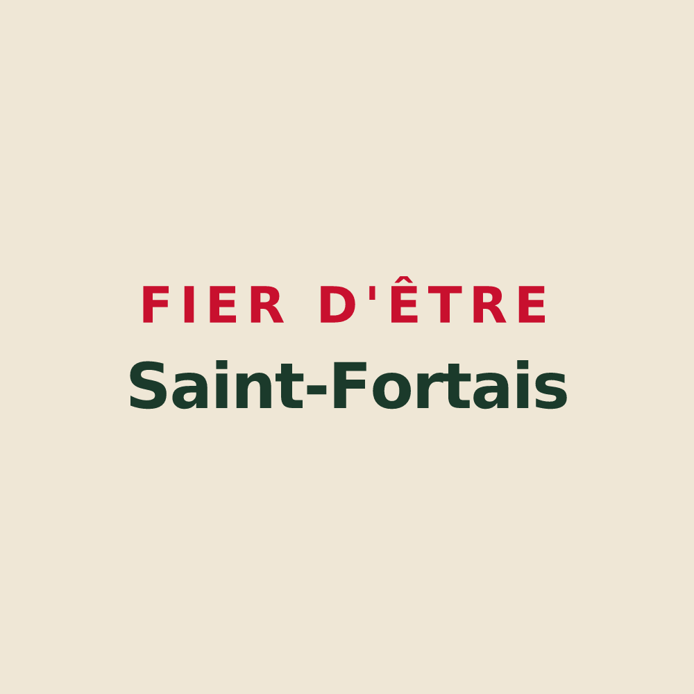 Tote bag « Fier d'être Saint-Fortais » — design pour Saint-Fort-sur-Gironde