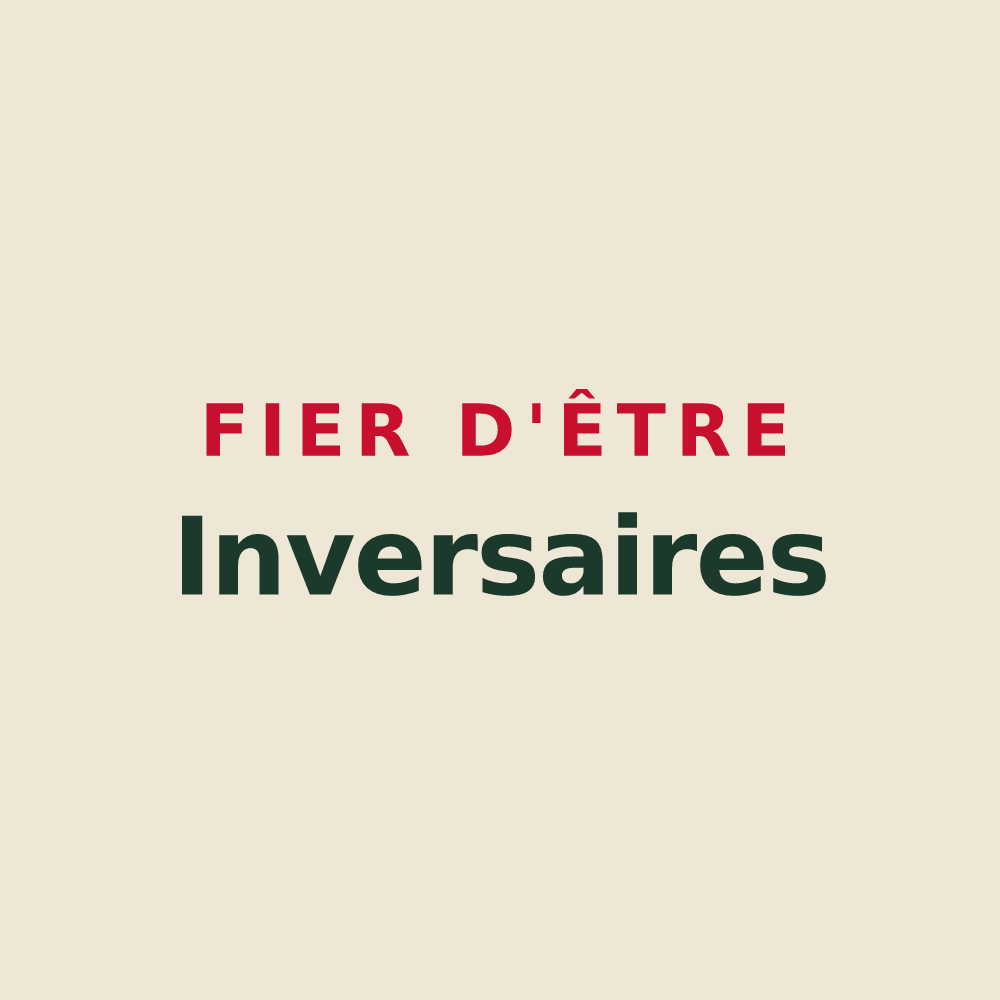Tote bag « Fier d'être Inversaires » — design pour Saint François Longchamp