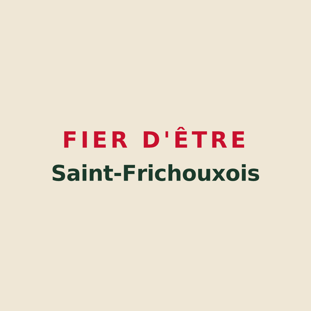 Tote bag « Fier d'être Saint-Frichouxois » — design pour Saint-Frichoux