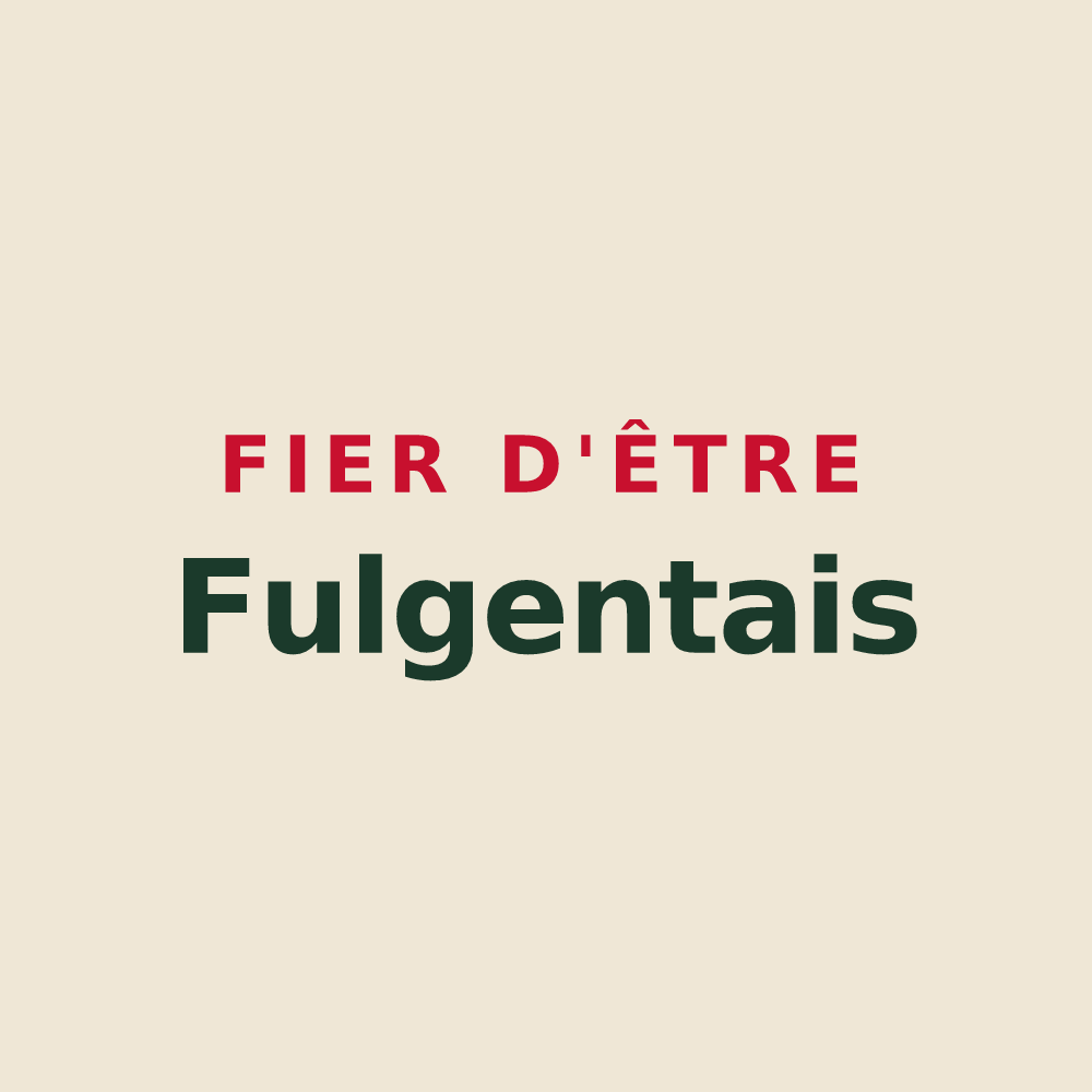 Tote bag « Fier d'être Fulgentais » — design pour Saint-Fulgent