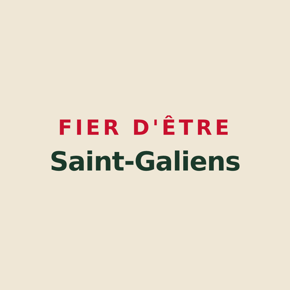 Tote bag « Fier d'être Saint-Galiens » — design pour Saint-Gal