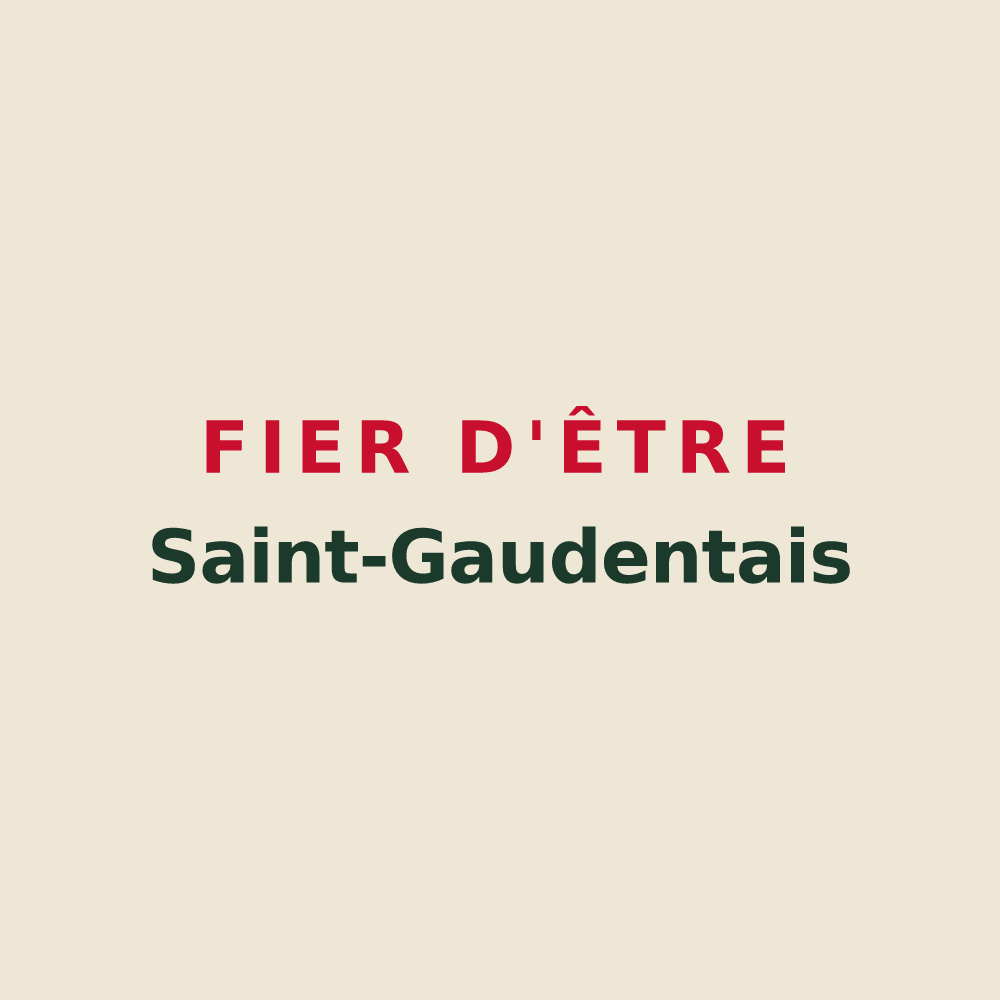 Tote bag « Fier d'être Saint-Gaudentais » — design pour Saint-Gaudent