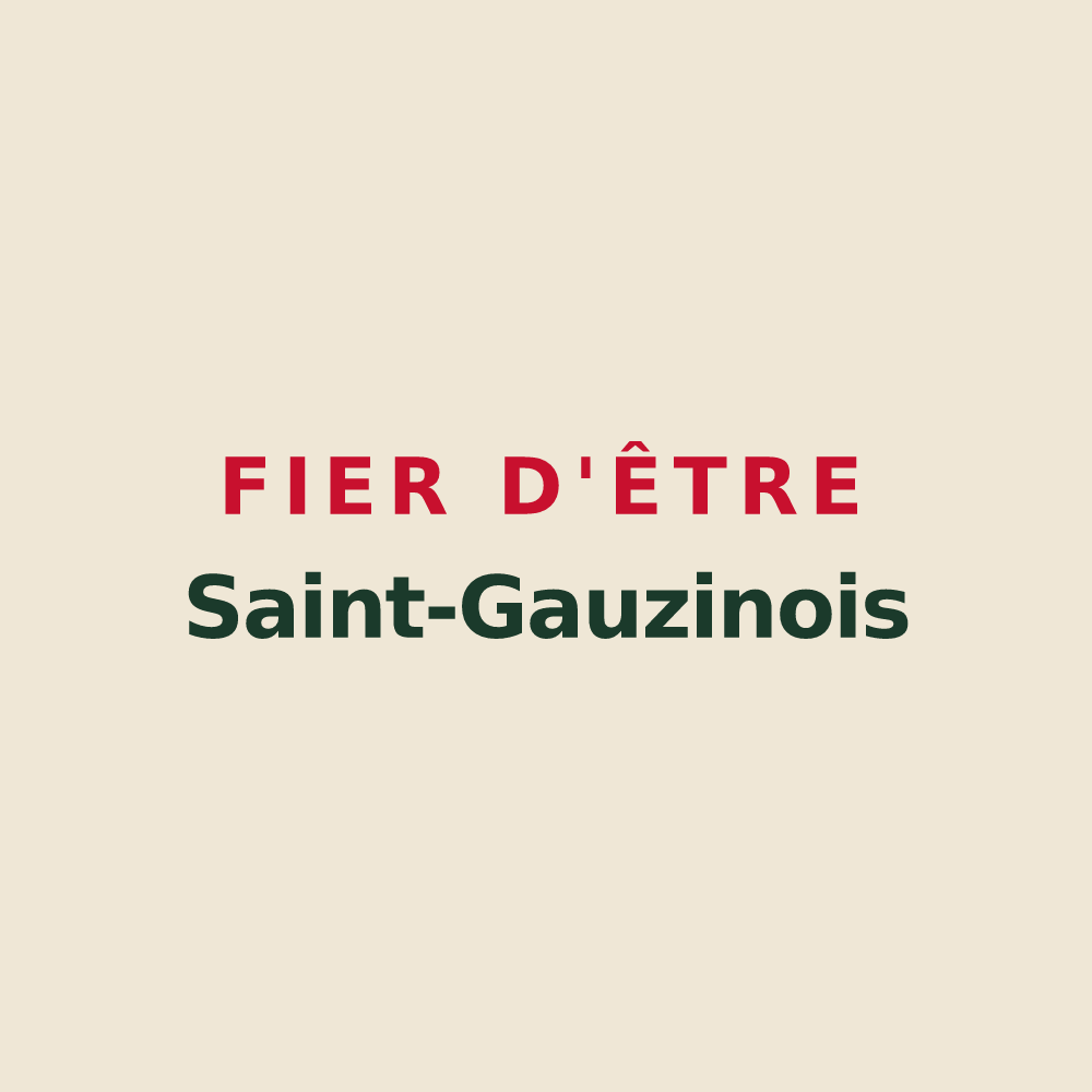 Tote bag « Fier d'être Saint-Gauzinois » — design pour Saint-Gauzens