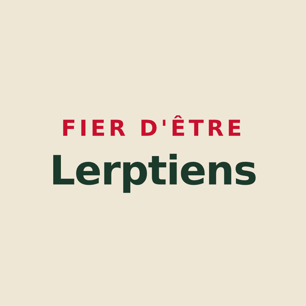 Tote bag « Fier d'être Lerptiens » — design pour Saint-Genest-Lerpt