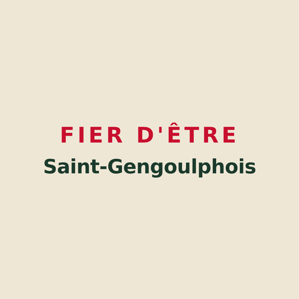 Tote bag « Fier d'être Saint-Gengoulphois » — design pour Saint-Gengoulph