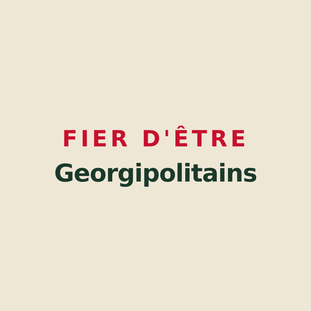 Tote bag « Fier d'être Georgipolitains » — design pour Saint-Georges-du-Bois