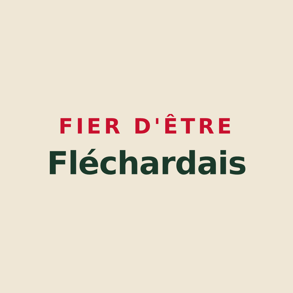 Tote bag « Fier d'être Fléchardais » — design pour Saint-Georges-le-Fléchard