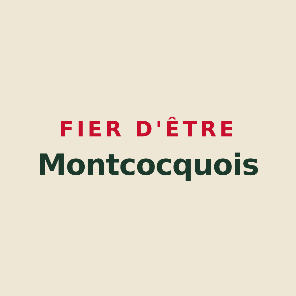 Tote bag « Fier d'être Montcocquois » — design pour Saint-Georges-Montcocq