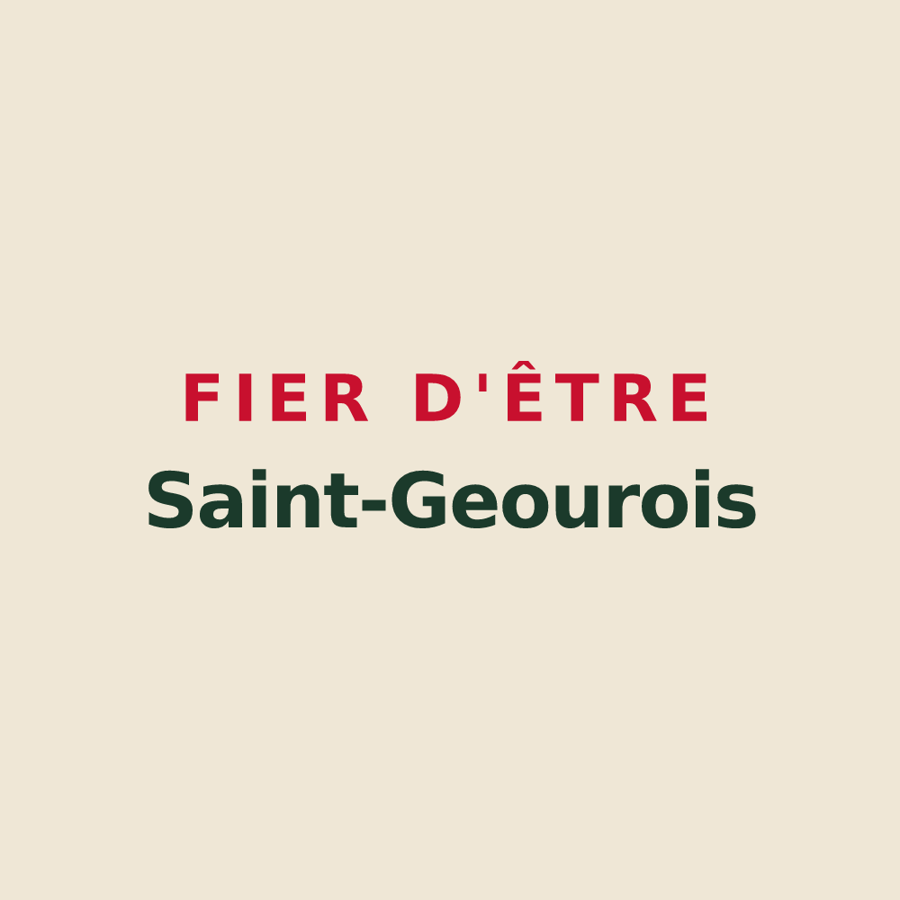 Tote bag « Fier d'être Saint-Geourois » — design pour Saint-Geours-de-Maremne