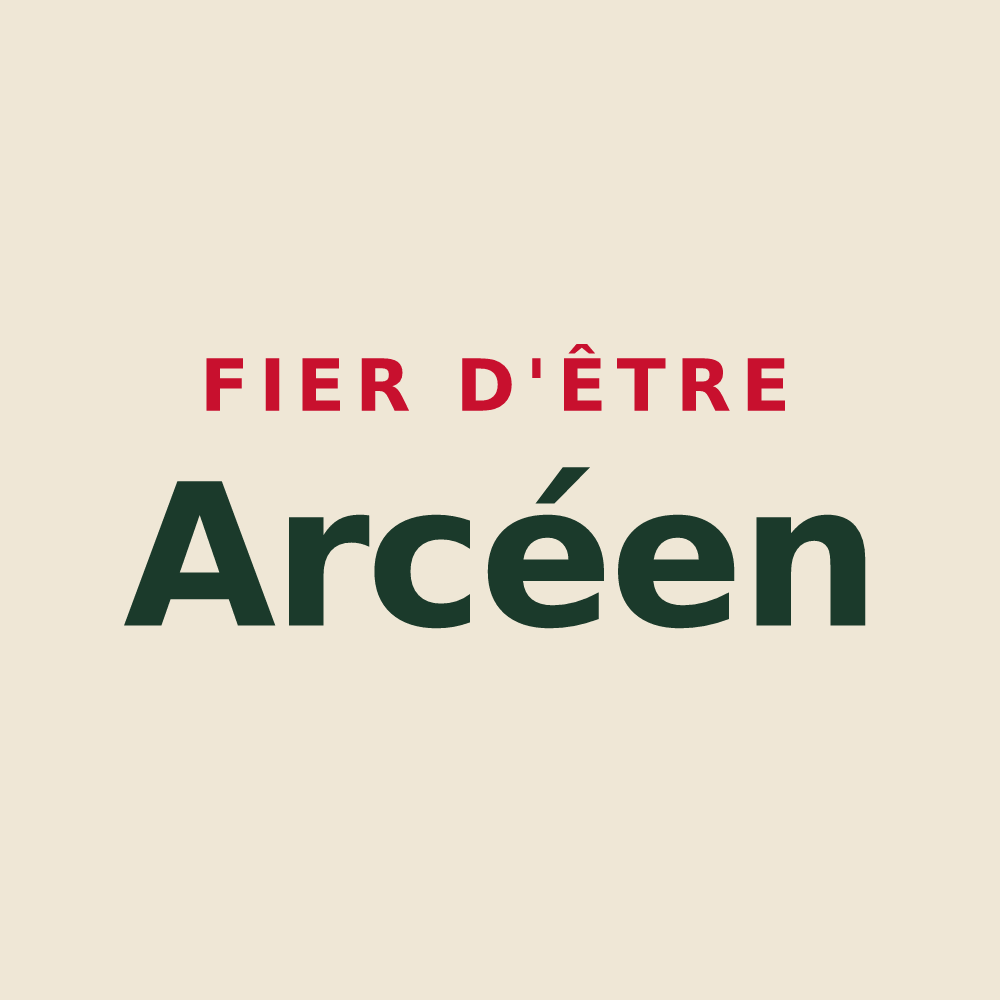 Tote bag « Fier d'être Arcéen » — design pour Saint-Germain-d'Arcé