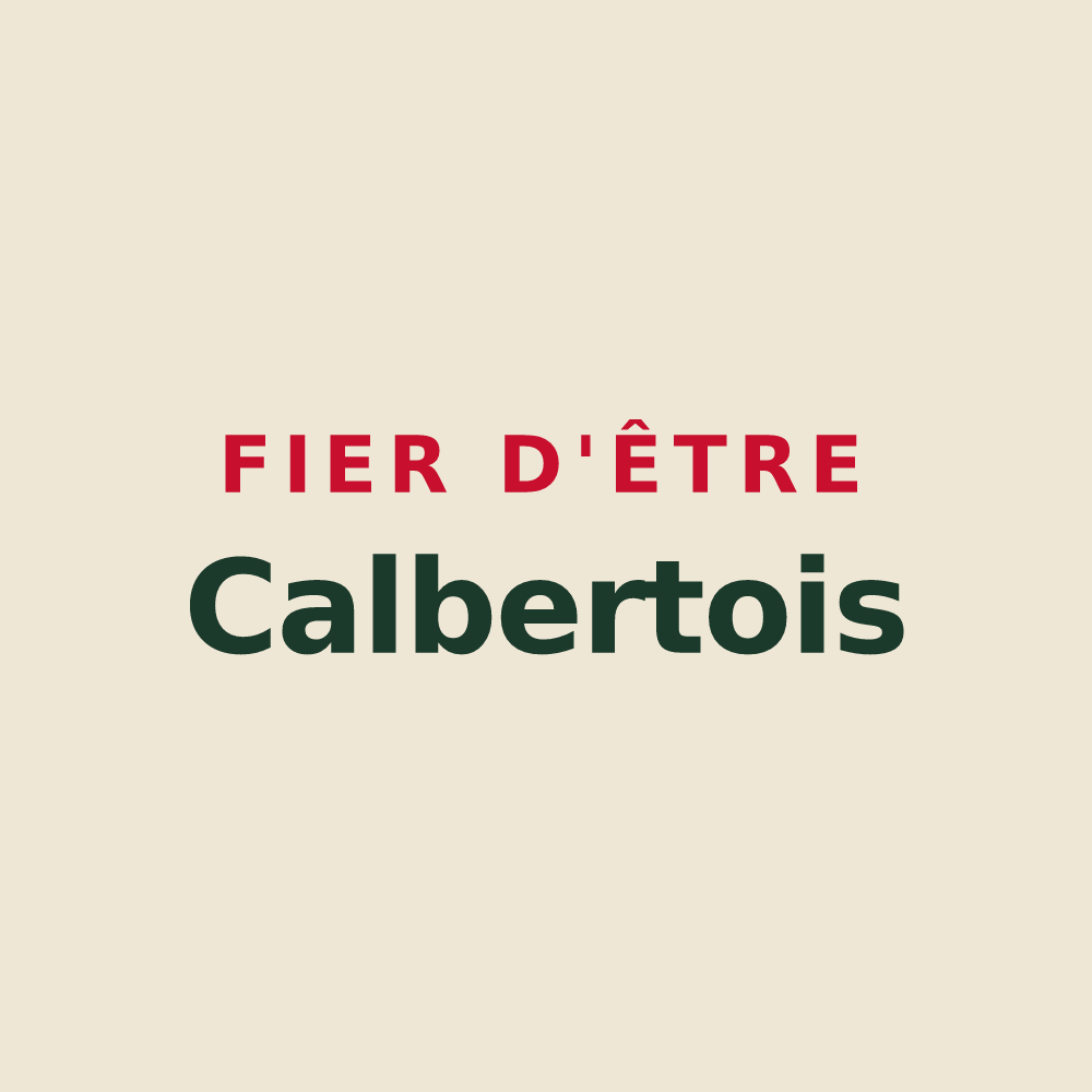 Tote bag « Fier d'être Calbertois » — design pour Saint-Germain-de-Calberte