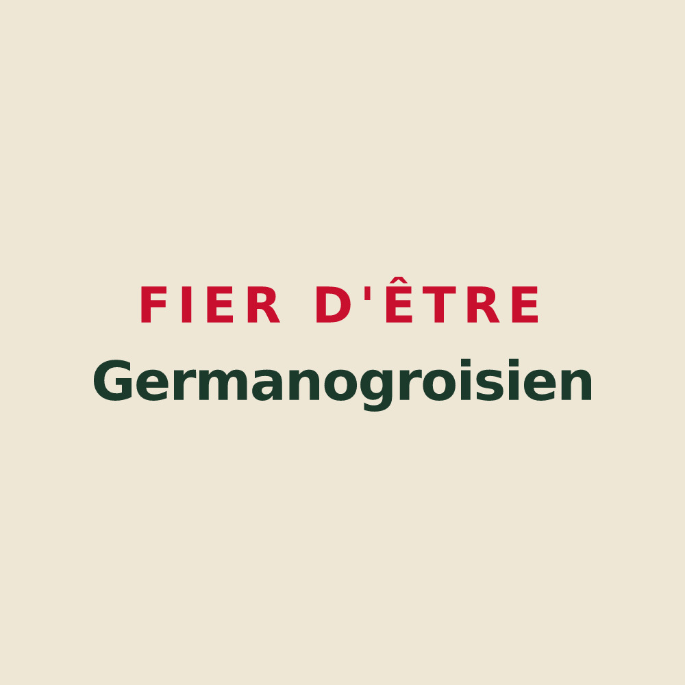 Tote bag « Fier d'être Germanogroisien » — design pour Saint-Germain-des-Grois