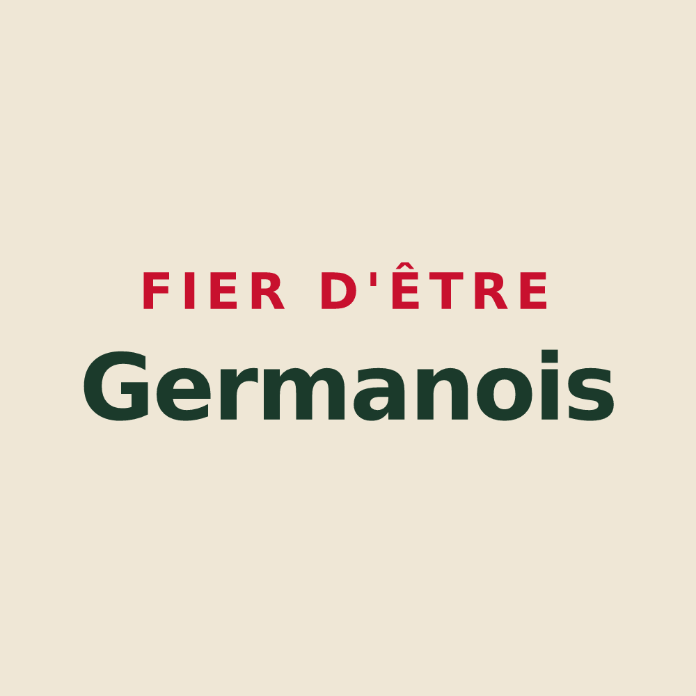 Tote bag « Fier d'être Germanois » — design pour Saint-Germain-Laval