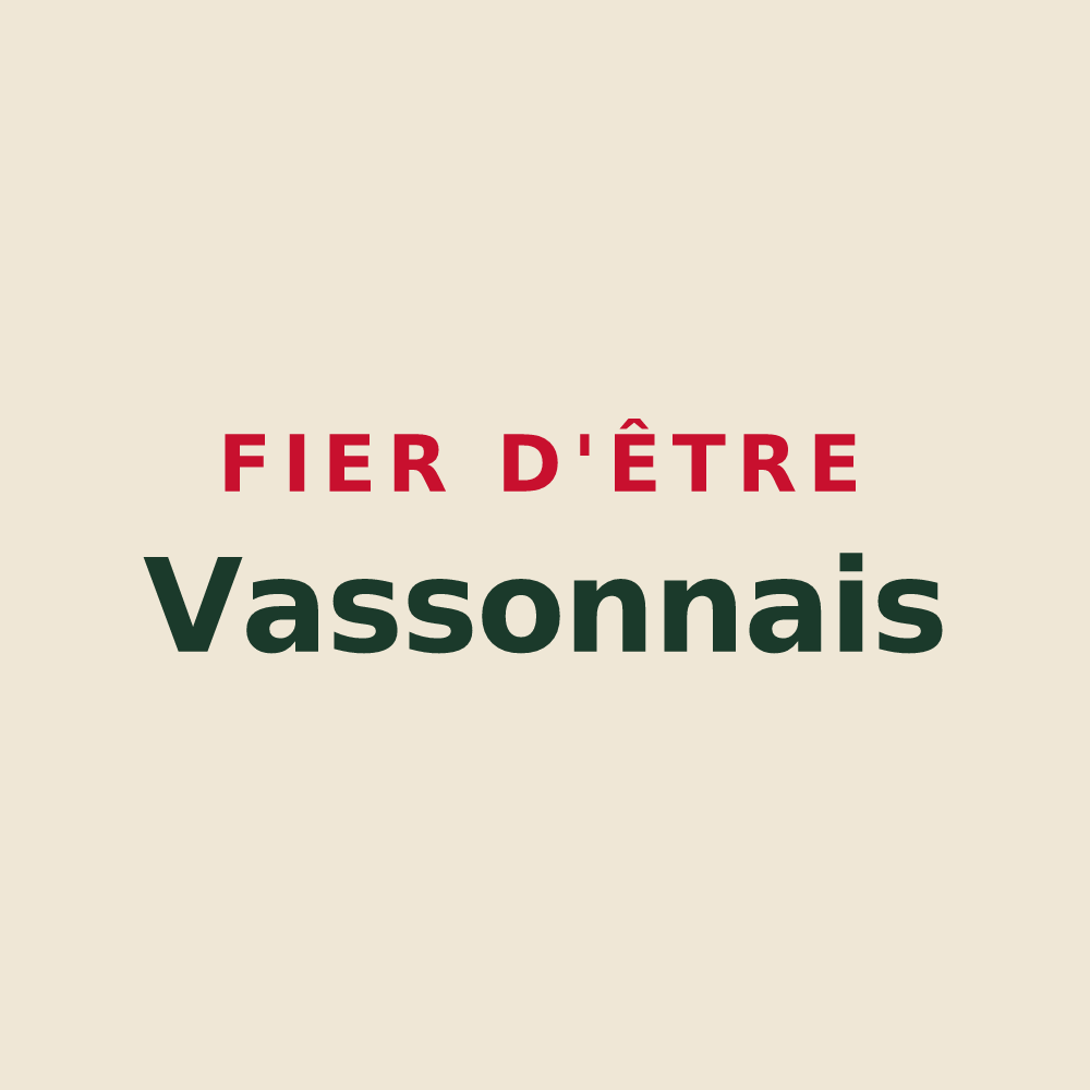 Tote bag « Fier d'être Vassonnais » — design pour Saint-Germain-le-Vasson