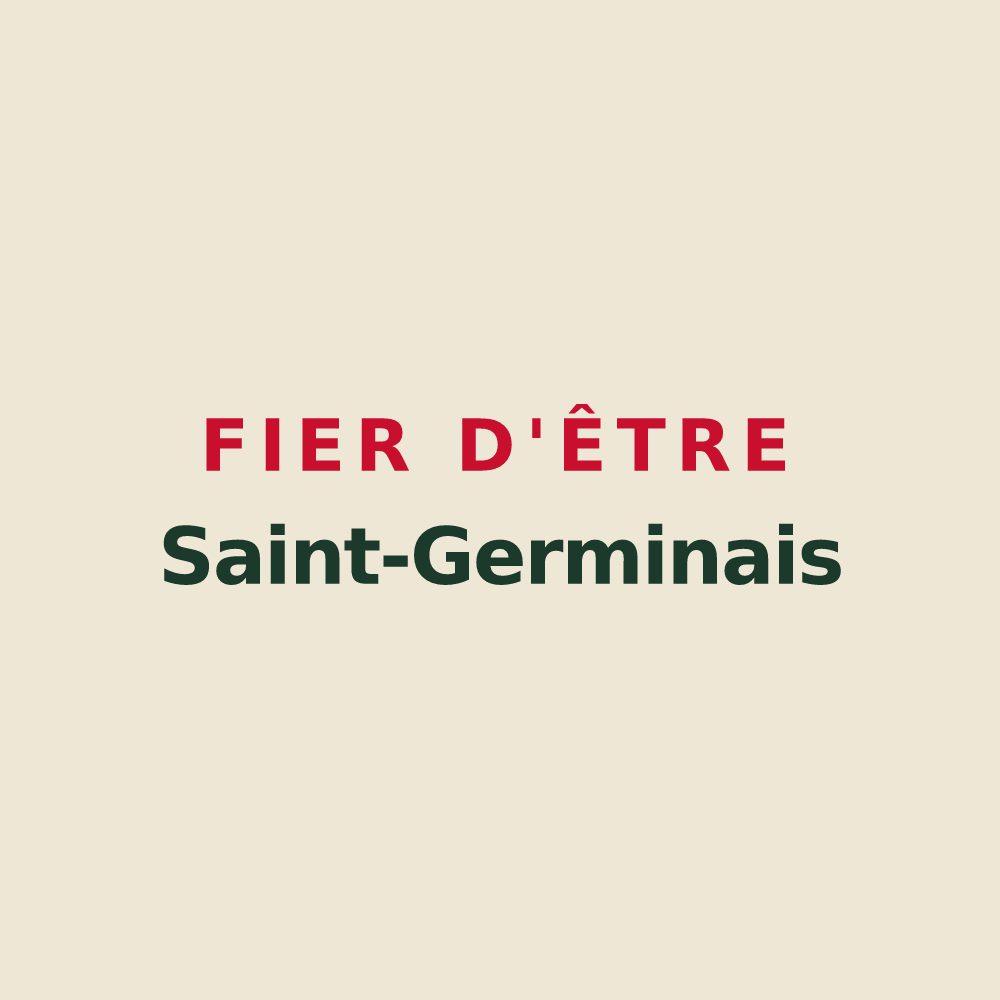 Tote bag « Fier d'être Saint-Germinais » — design pour Saint-Germain-sur-Ay