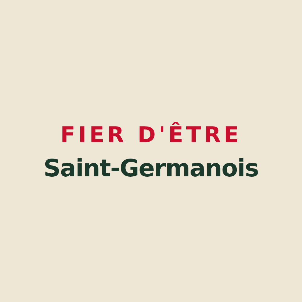 Tote bag « Fier d'être Saint-Germanois » — design pour Saint-Germain-sur-École