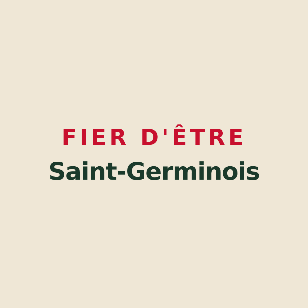 Tote bag « Fier d'être Saint-Germinois » — design pour Saint-Germain-sur-Morin