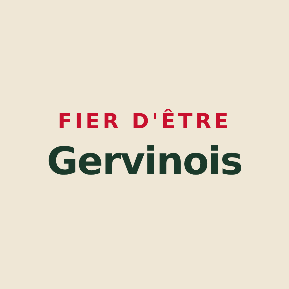 Tote bag « Fier d'être Gervinois » — design pour Saint-Gervais