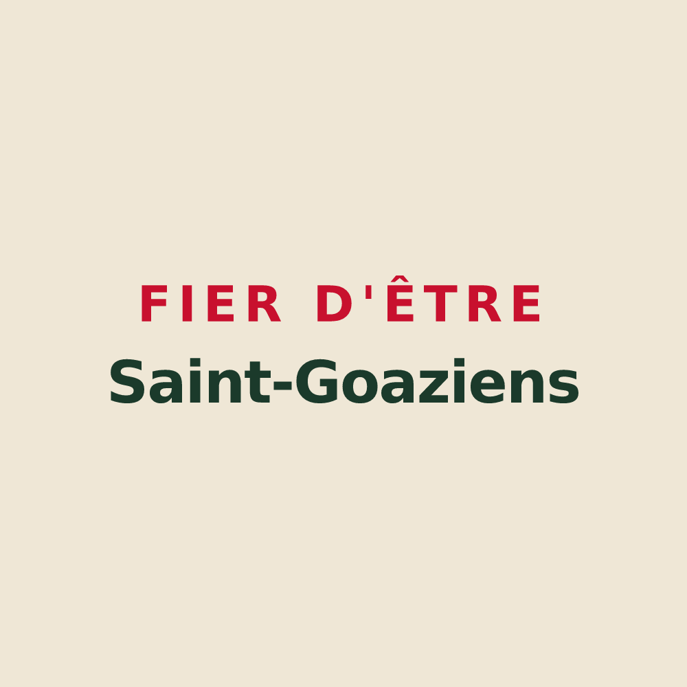 Tote bag « Fier d'être Saint-Goaziens » — design pour Saint-Goazec