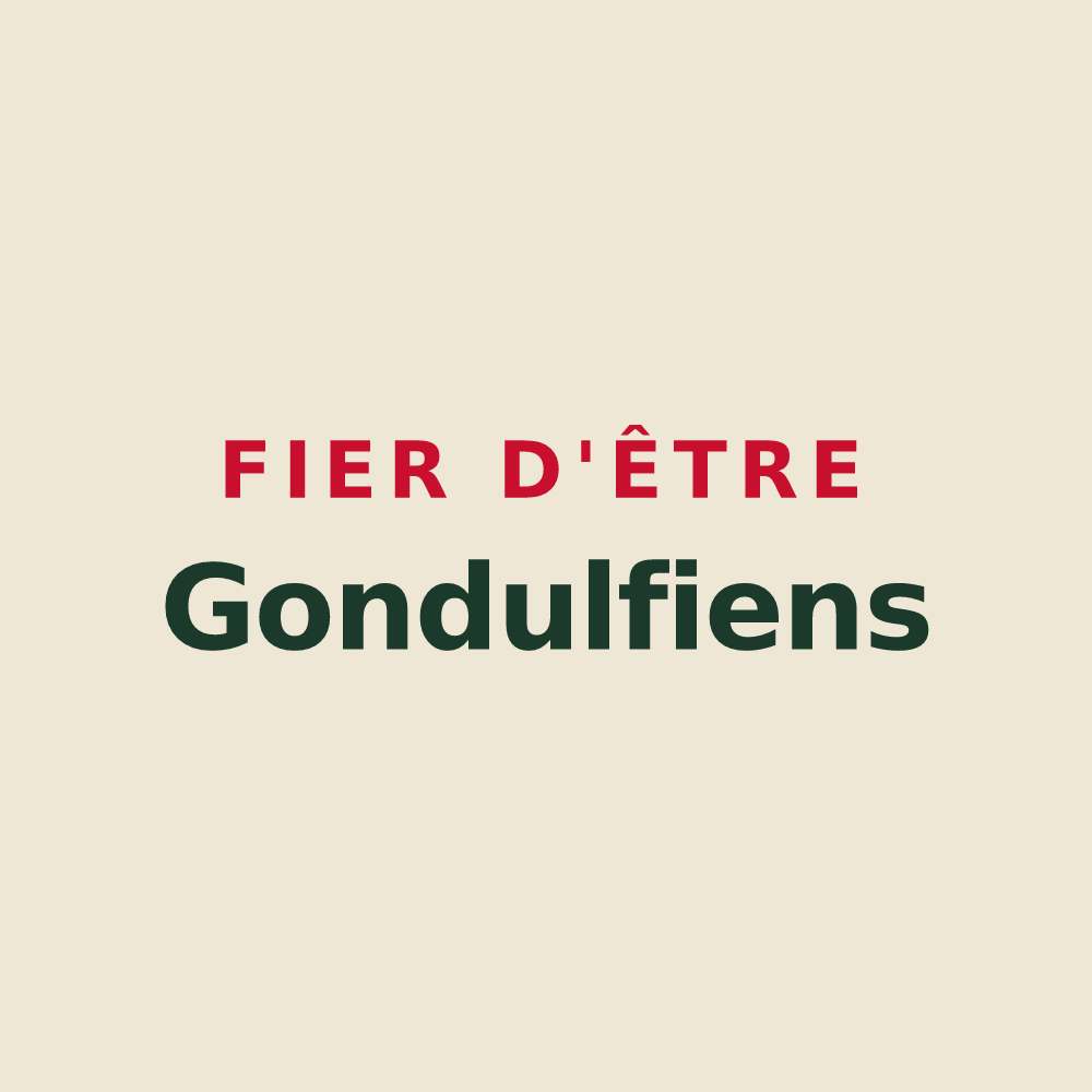 Tote bag « Fier d'être Gondulfiens » — design pour Saint-Gondon