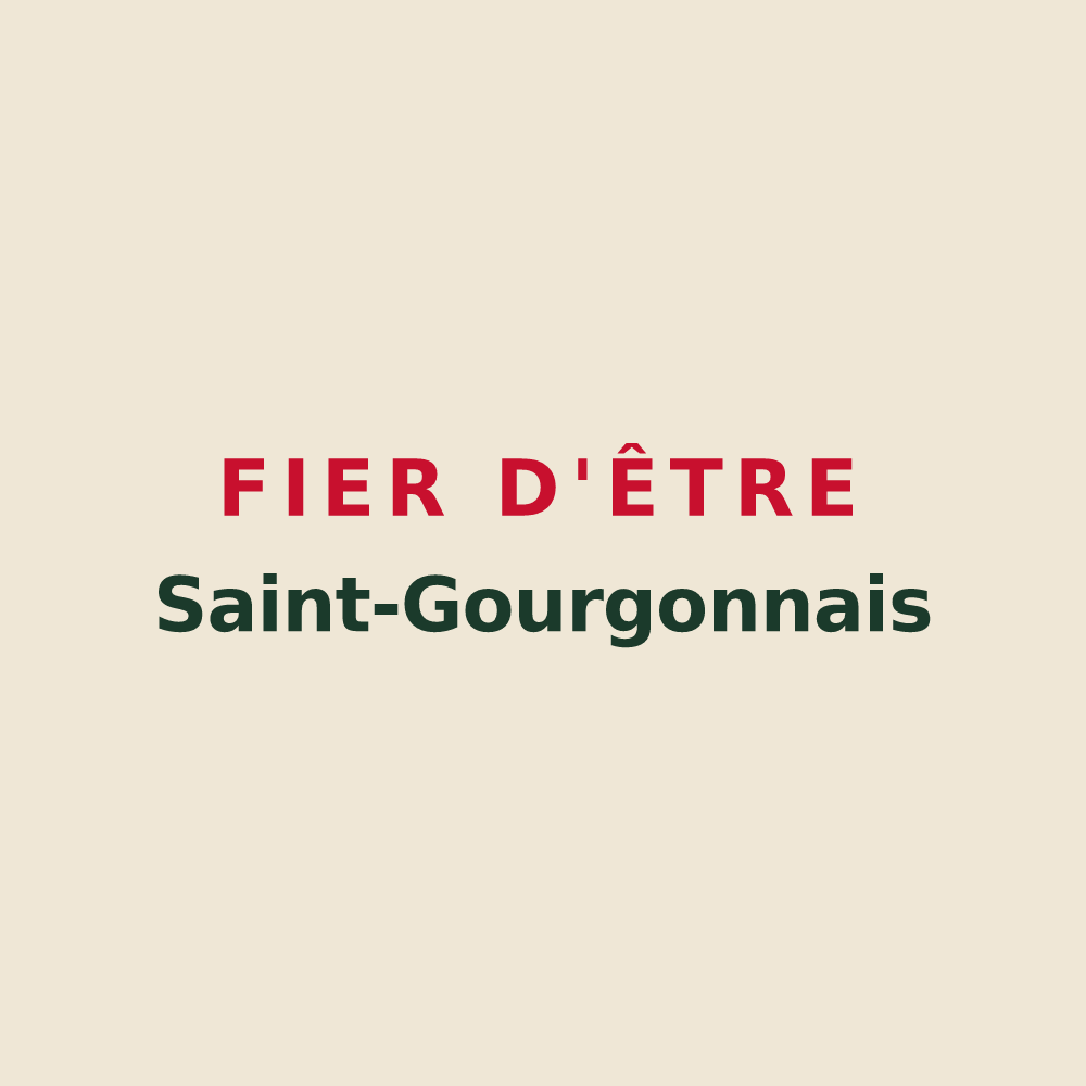 Tote bag « Fier d'être Saint-Gourgonnais » — design pour Saint-Gourgon