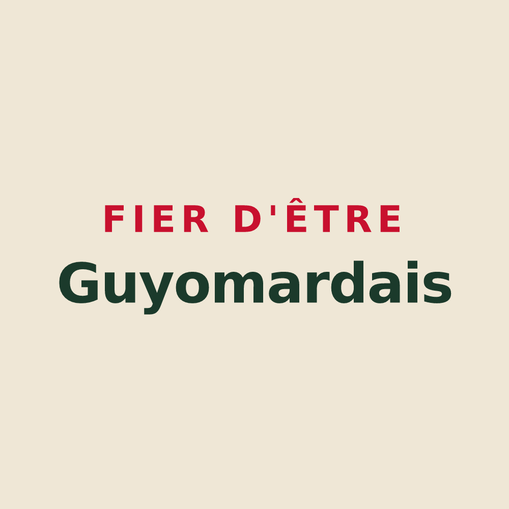 Tote bag « Fier d'être Guyomardais » — design pour Saint-Guyomard