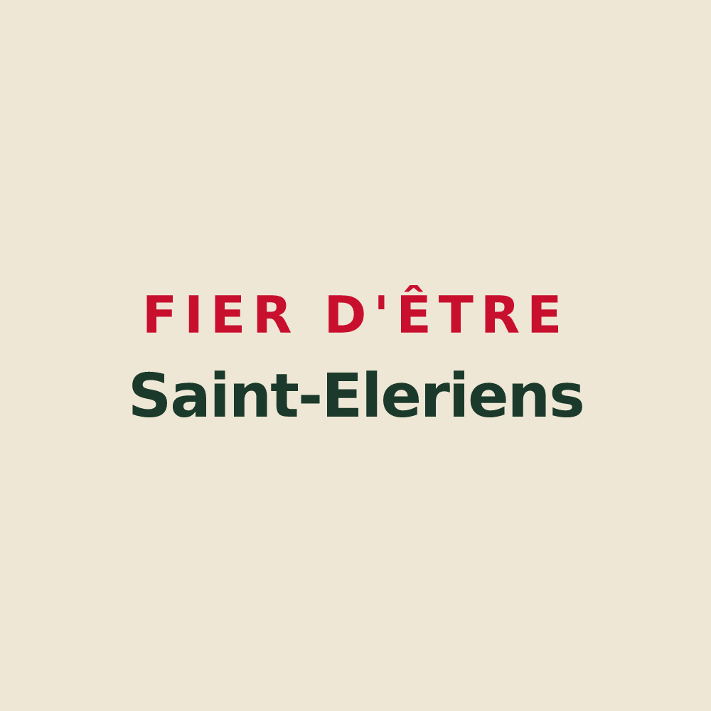Tote bag « Fier d'être Saint-Eleriens » — design pour Saint-Hellier