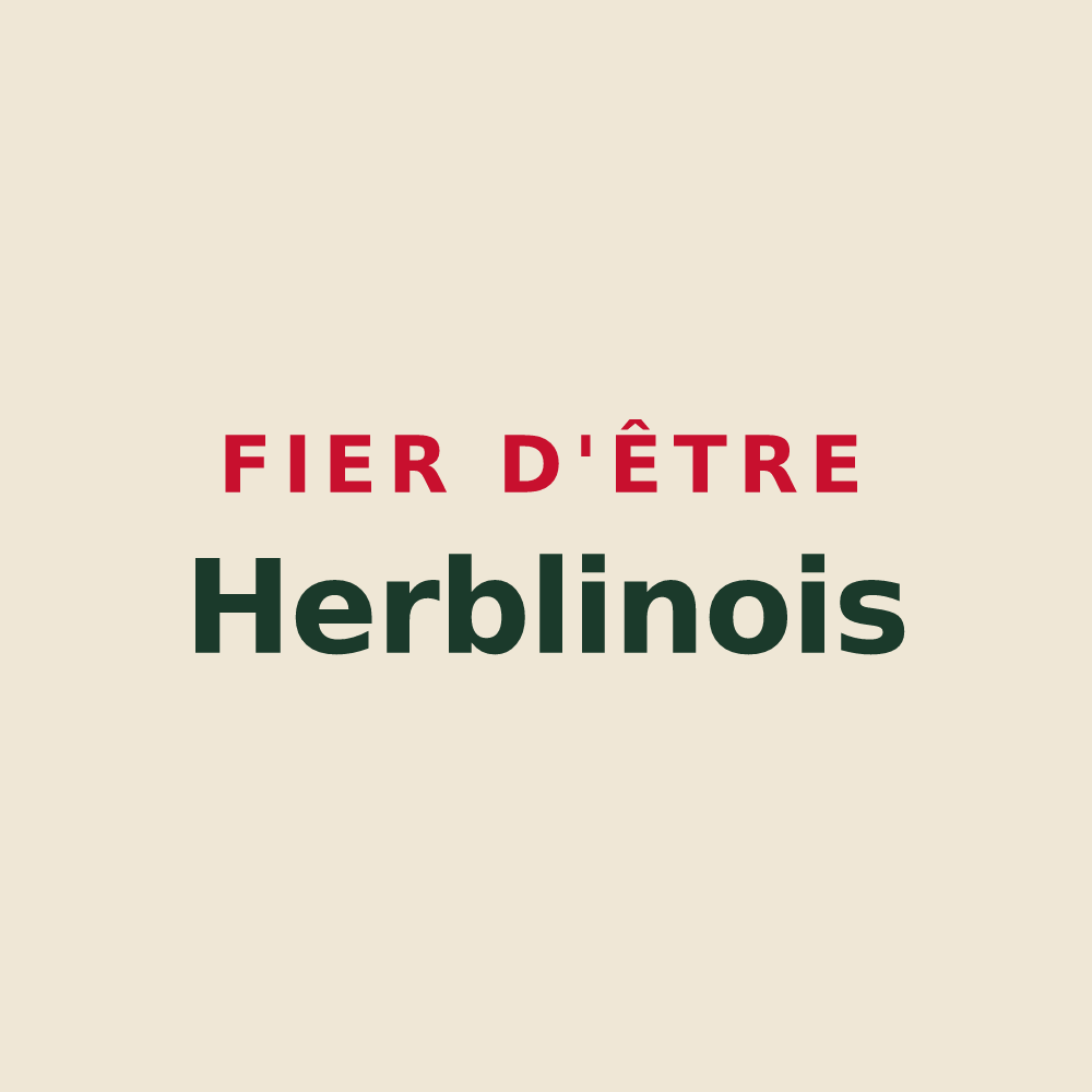 Tote bag « Fier d'être Herblinois » — design pour Saint-Herblain