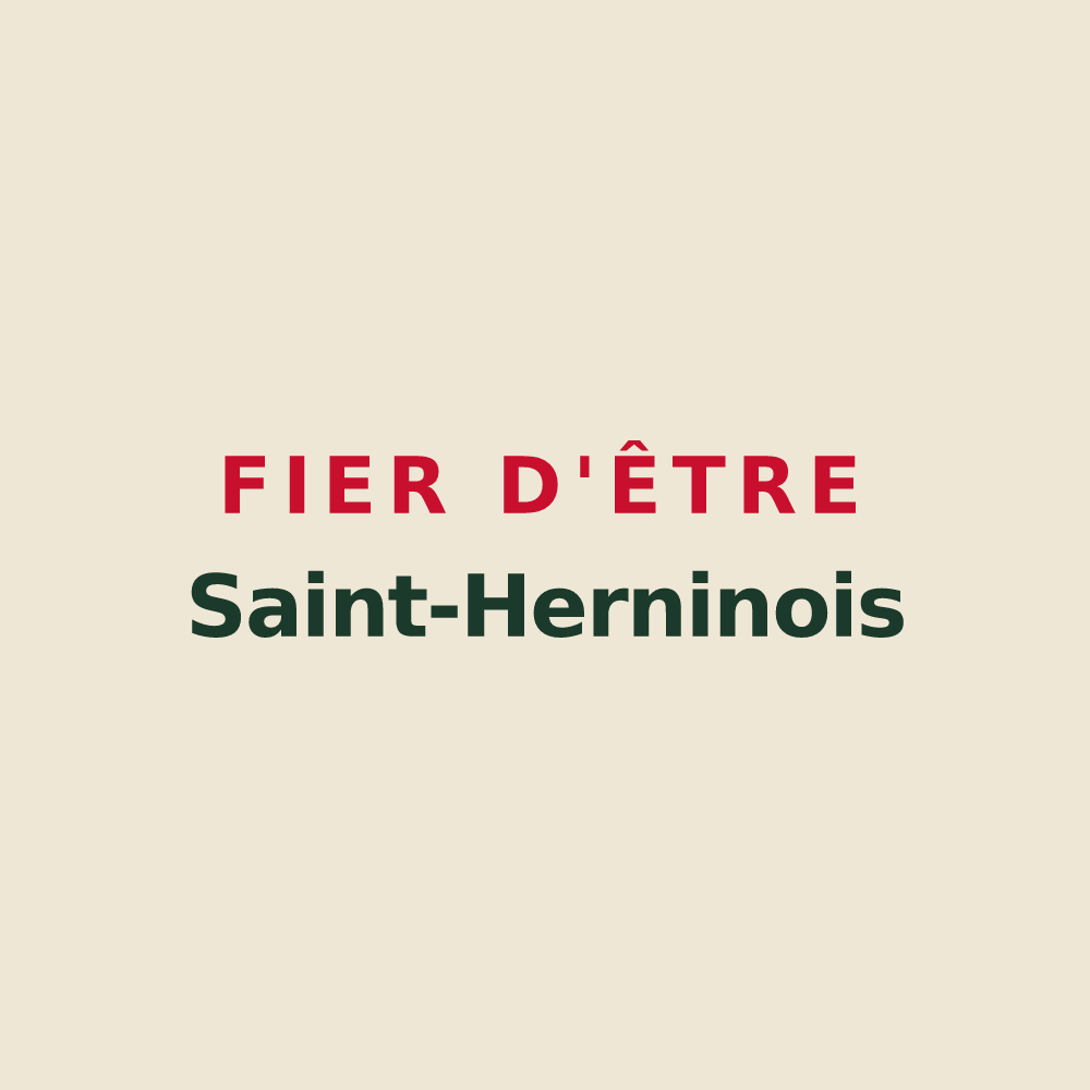 Tote bag « Fier d'être Saint-Herninois » — design pour Saint-Hernin
