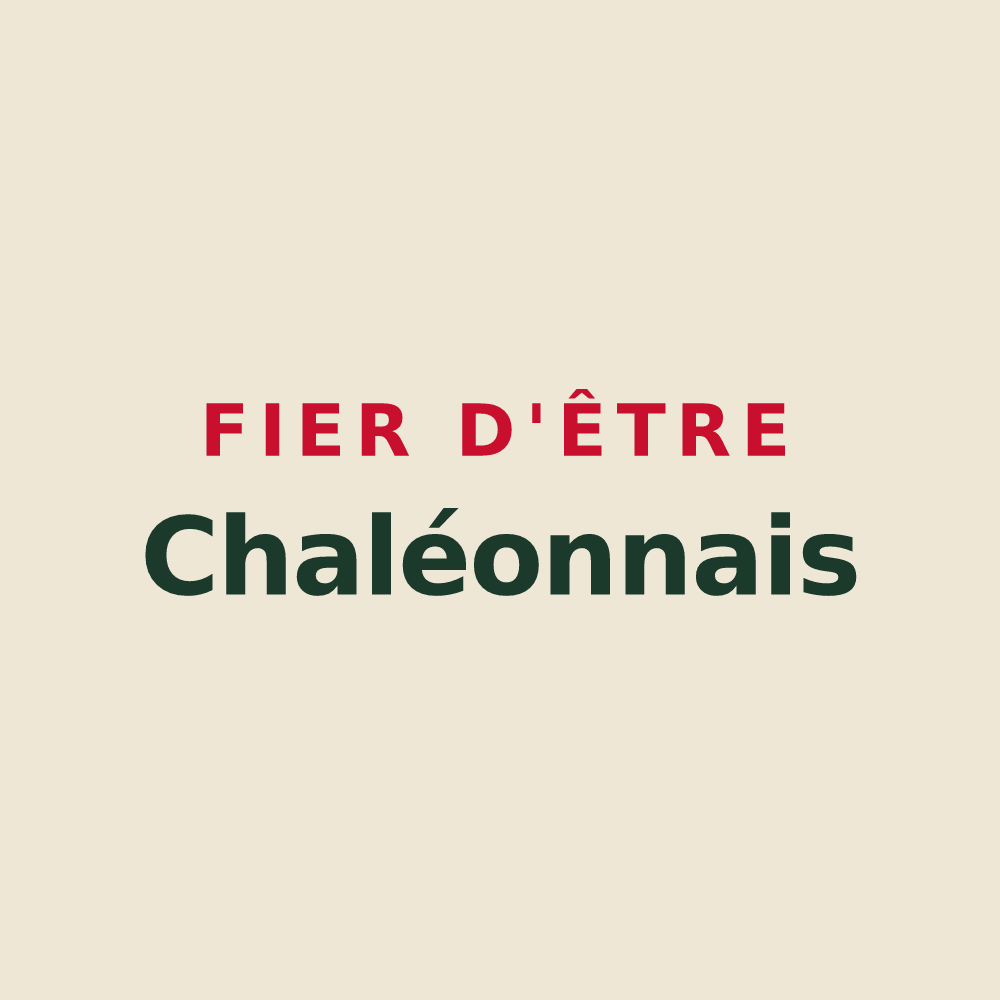 Tote bag « Fier d'être Chaléonnais » — design pour Saint-Hilaire-de-Chaléons