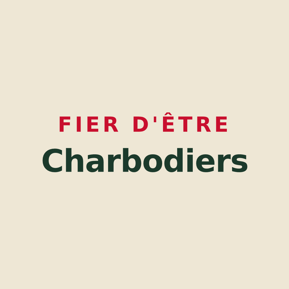 Tote bag « Fier d'être Charbodiers » — design pour Saint-Hilaire-le-Grand