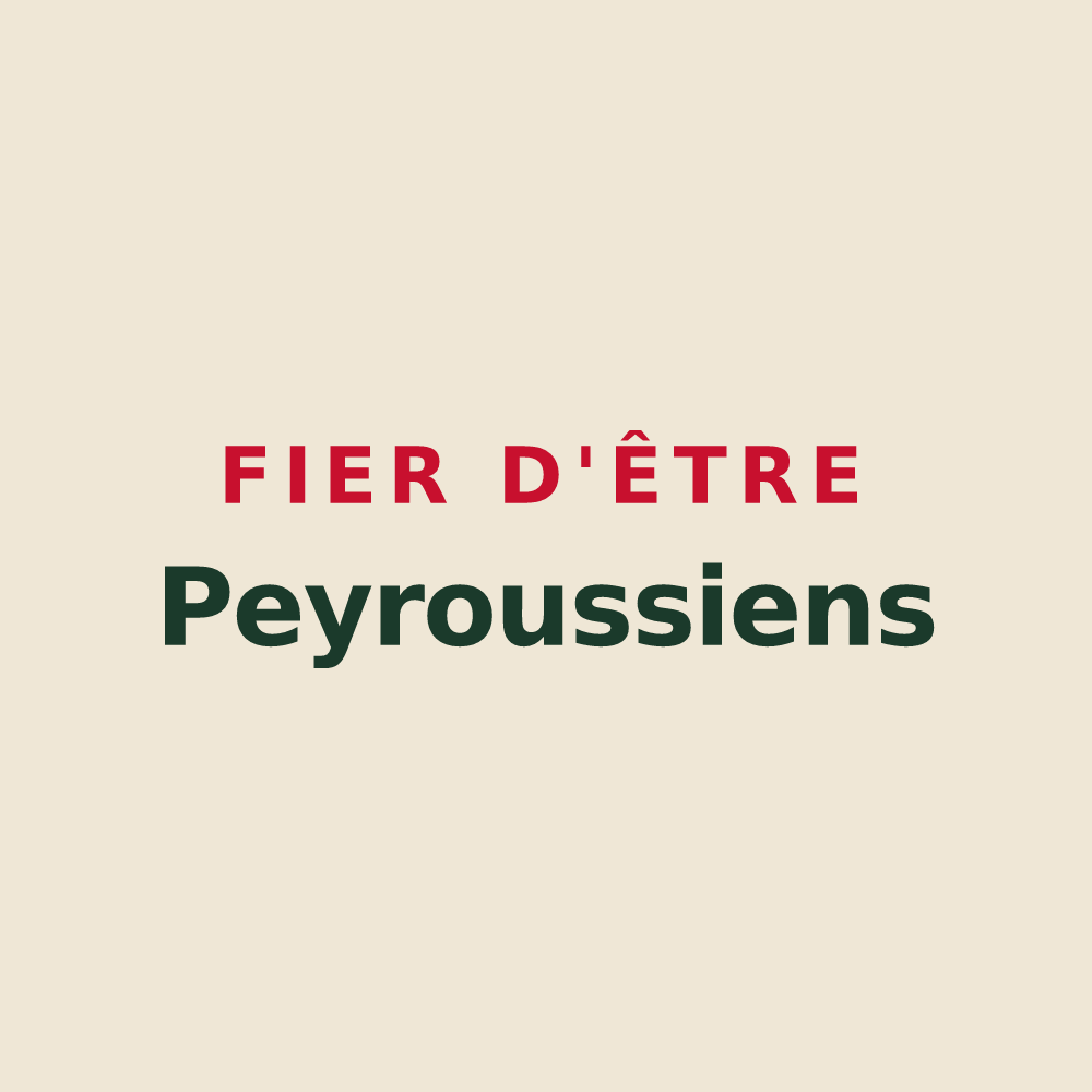Tote bag « Fier d'être Peyroussiens » — design pour Saint-Hilaire-Peyroux