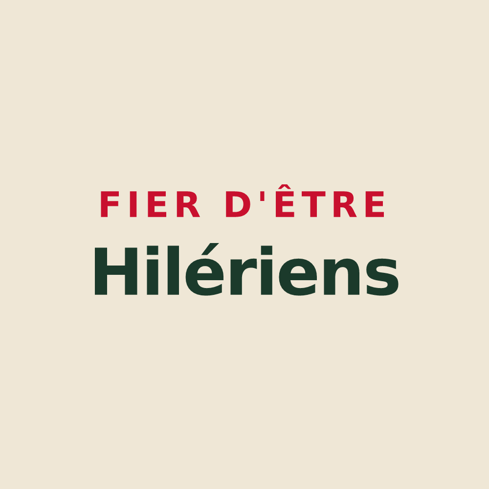 Tote bag « Fier d'être Hilériens » — design pour Saint-Hilliers