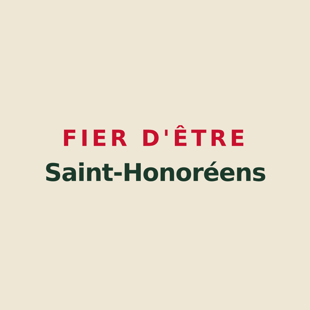 Tote bag « Fier d'être Saint-Honoréens » — design pour Saint-Honoré-les-Bains