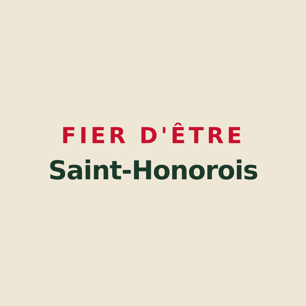 Tote bag « Fier d'être Saint-Honorois » — design pour Saint-Honoré