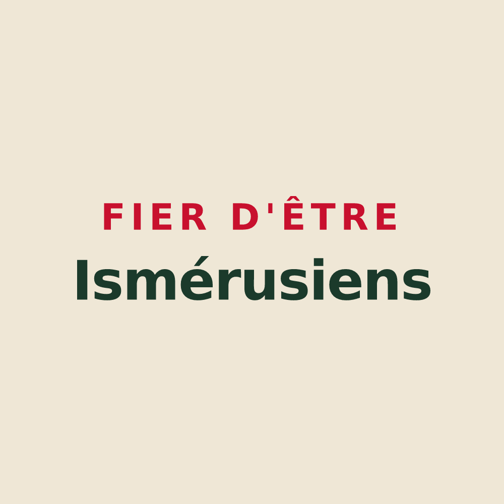 Tote bag « Fier d'être Ismérusiens » — design pour Saint-Ismier