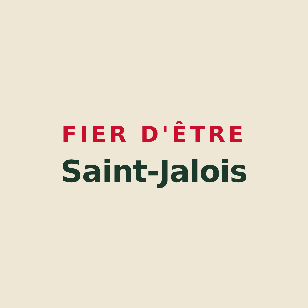 Tote bag « Fier d'être Saint-Jalois » — design pour Saint-Jal