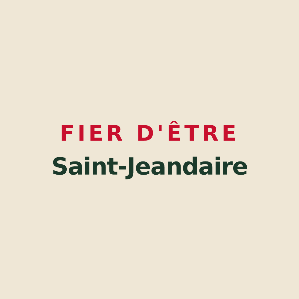 Tote bag « Fier d'être Saint-Jeandaire » — design pour Saint-Jean-Bonnefonds