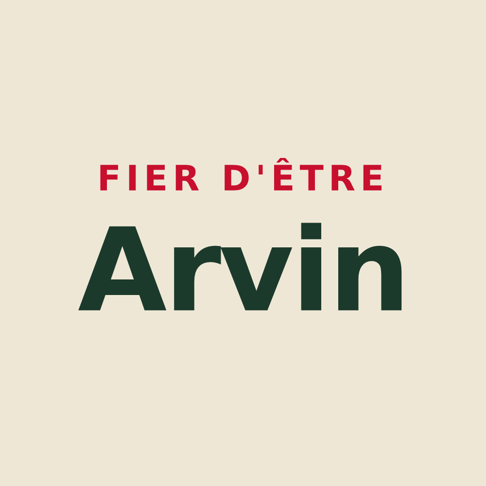 Tote bag « Fier d'être Arvin » — design pour Saint-Jean-d'Arves