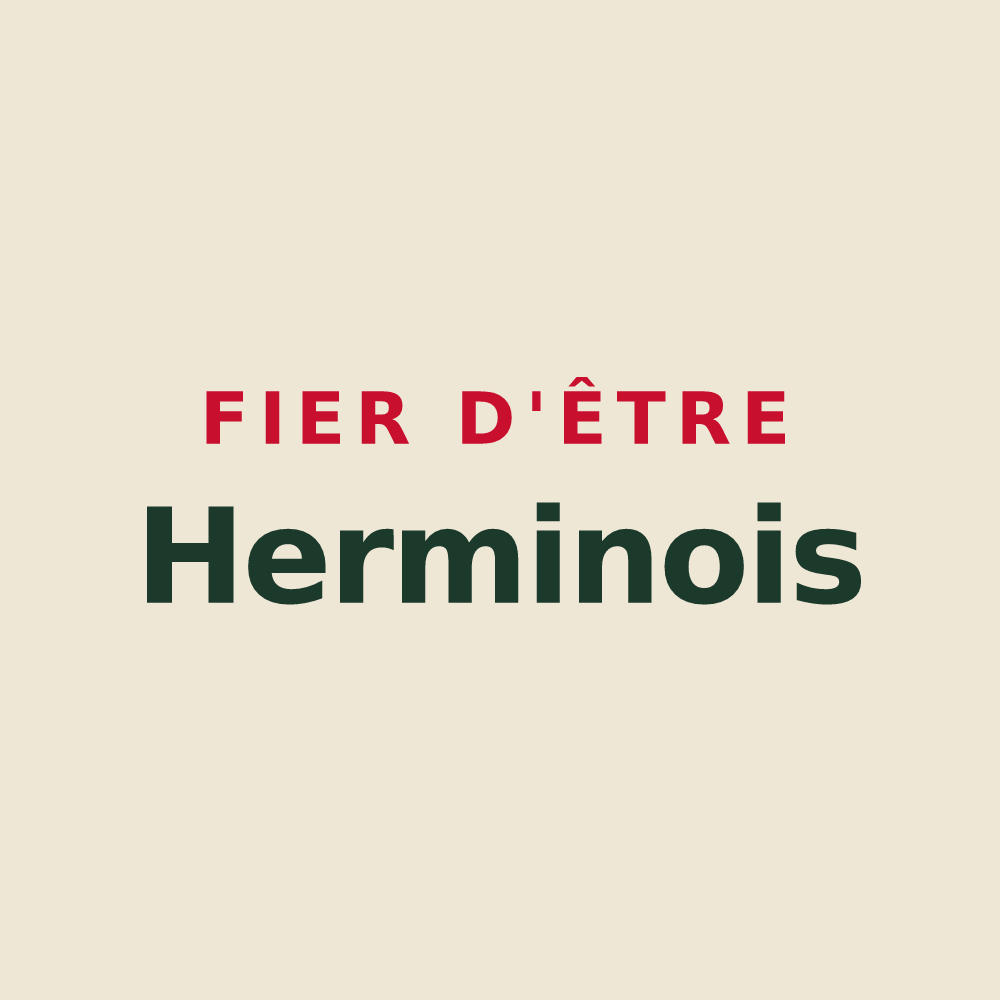 Tote bag « Fier d'être Herminois » — design pour Saint-Jean-d'Hermine