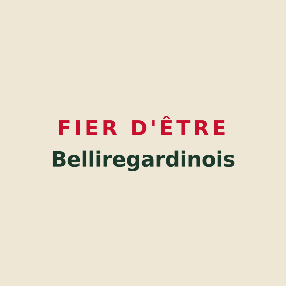 Tote bag « Fier d'être Belliregardinois » — design pour Saint-Jean-de-Beauregard
