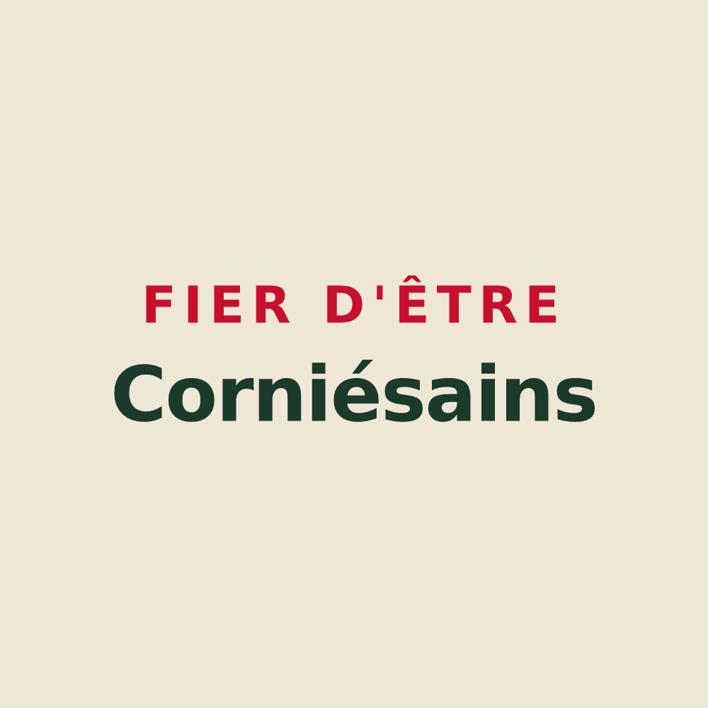 Tote bag « Fier d'être Corniésains » — design pour Saint-Jean-de-Cornies