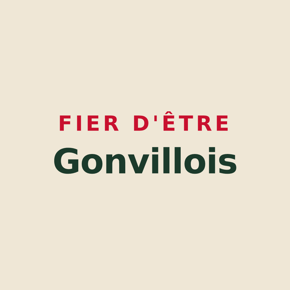Tote bag « Fier d'être Gonvillois » — design pour Saint-Jean-de-Gonville