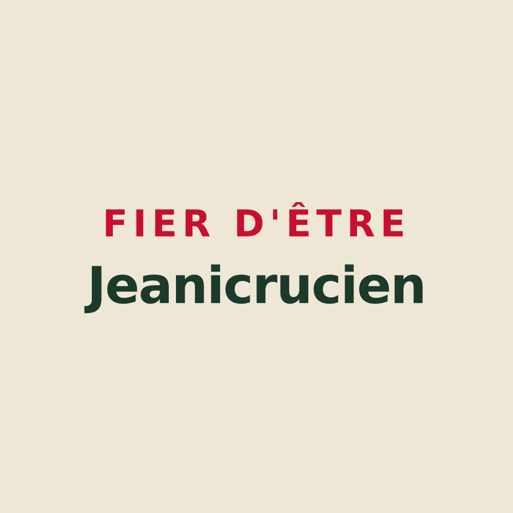 Tote bag « Fier d'être Jeanicrucien » — design pour Saint-Jean-de-la-Croix