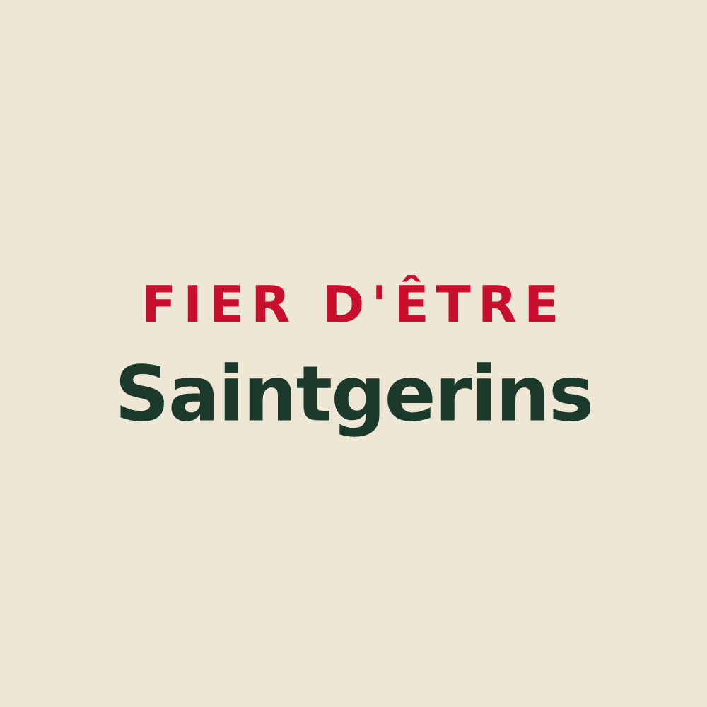 Tote bag « Fier d'être Saintgerins » — design pour Saint-Jean-de-la-Porte