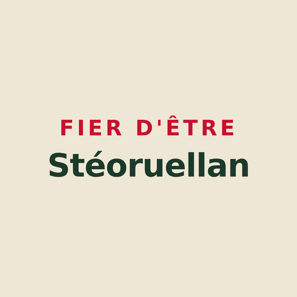 Tote bag « Fier d'être Stéoruellan » — design pour Saint-Jean-de-la-Ruelle