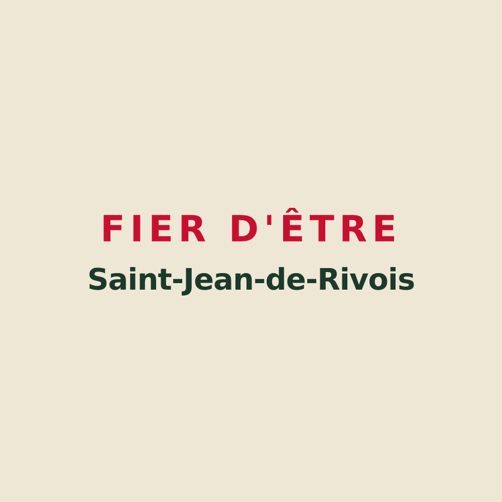 Tote bag « Fier d'être Saint-Jean-de-Rivois » — design pour Saint-Jean-de-Rives